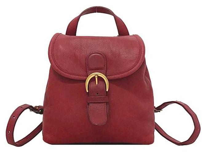 Coach Red Leather  ref.905664