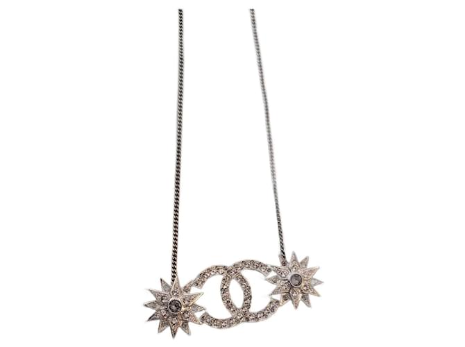 Chanel Star Necklace Silver hardware Metal  ref.905752