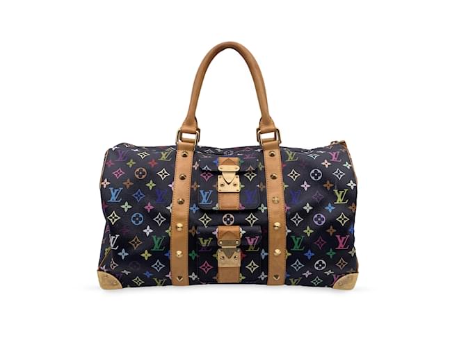 Louis Vuitton keepall 45 Takashi Murakami Multicolor Travel Bag M92640  Multiple colors Cloth ref.905778 - Joli Closet