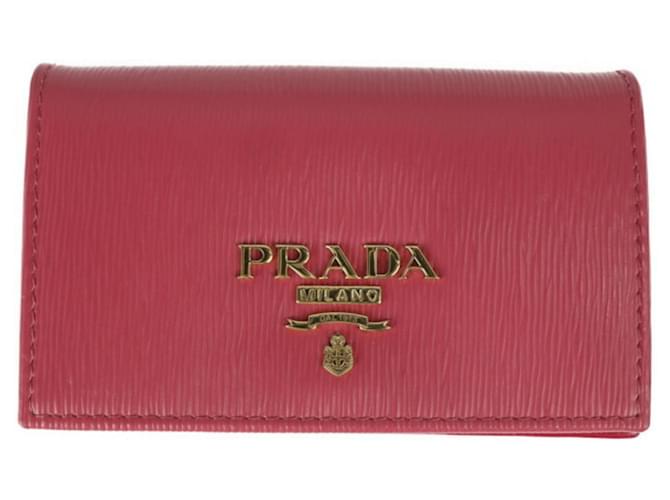 Saffiano Prada Pink Leder  ref.905992