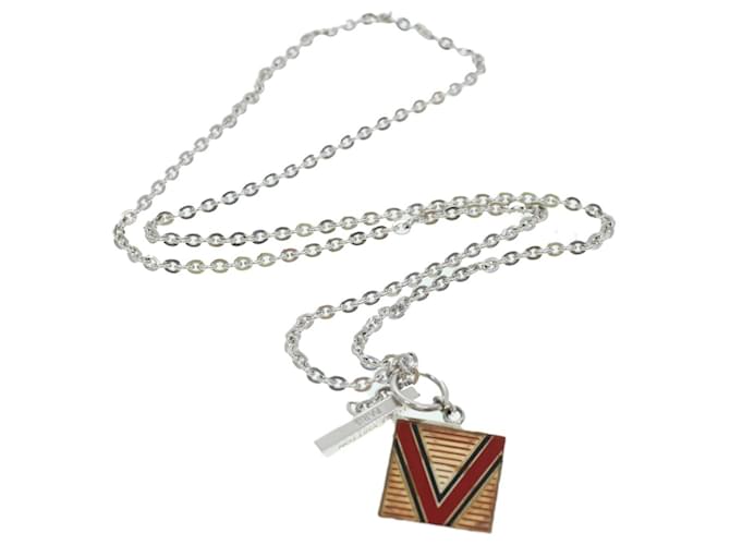 Louis Vuitton Vivienne Necklace Gold Metal & Resin