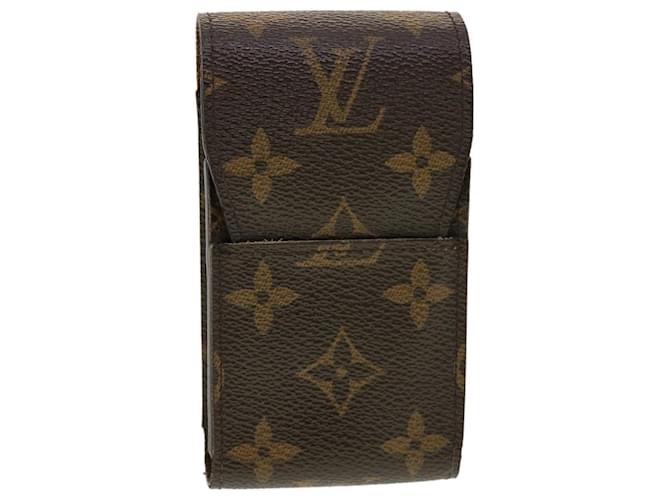 Louis Vuitton Étui à cigarettes Brown Cloth  ref.906231
