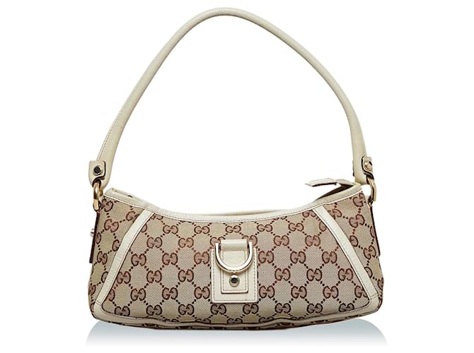 Gucci, Bags, Gucci Abbey Dring Pochette Gg Canvas Brown