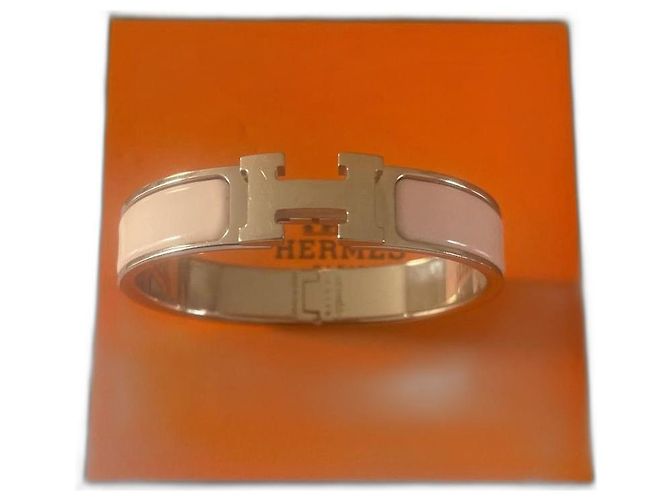 Hermès Pulseiras Prata Rosa