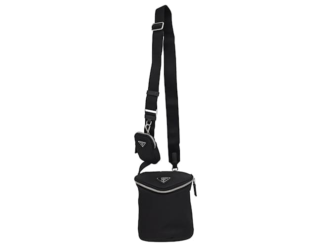 Prada Re-Nylon Shoulder Bag in Black Nylon ref.906397 - Joli Closet