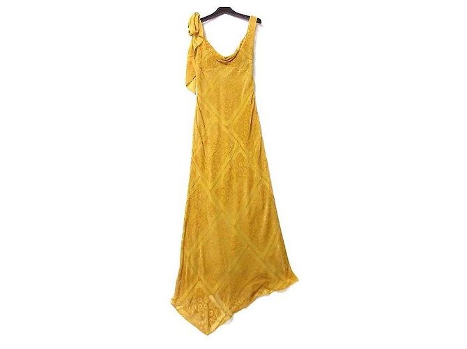Maison Martin Margiela Vestido amarillo sin mangas de Maison Margiela