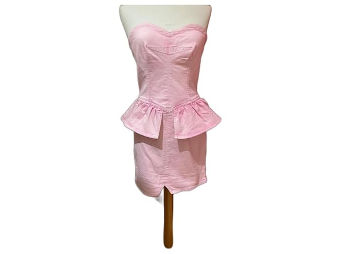 Isabel Marant Dresses Pink Cotton Elastane  ref.906466