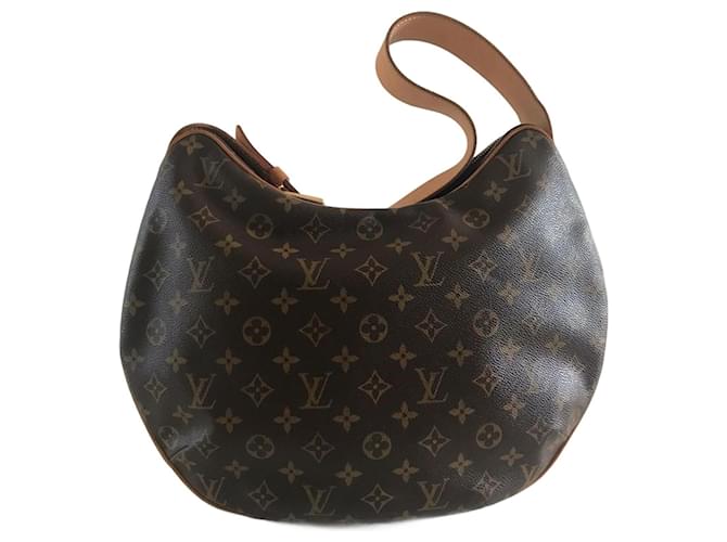Louis Vuitton Croissant bag Brown Cloth  ref.906480