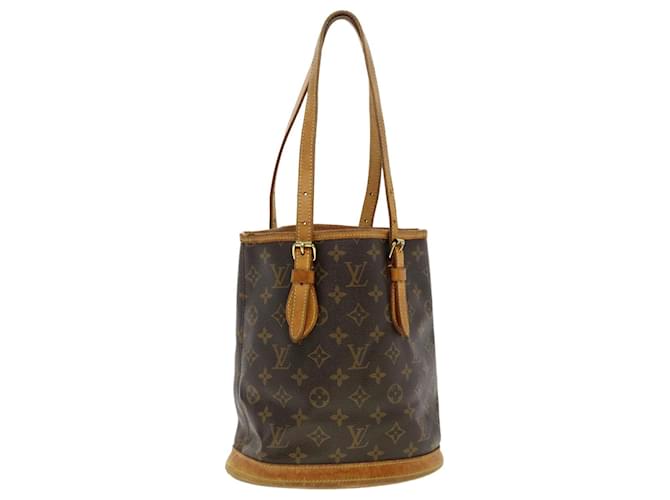 Louis Vuitton, Bags, Authentic Louis Vuitton Hand Bag M42238 Bucket Pm