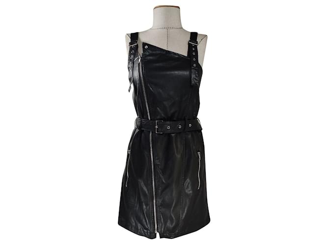 Mangano Dresses Black Polyester  ref.908284