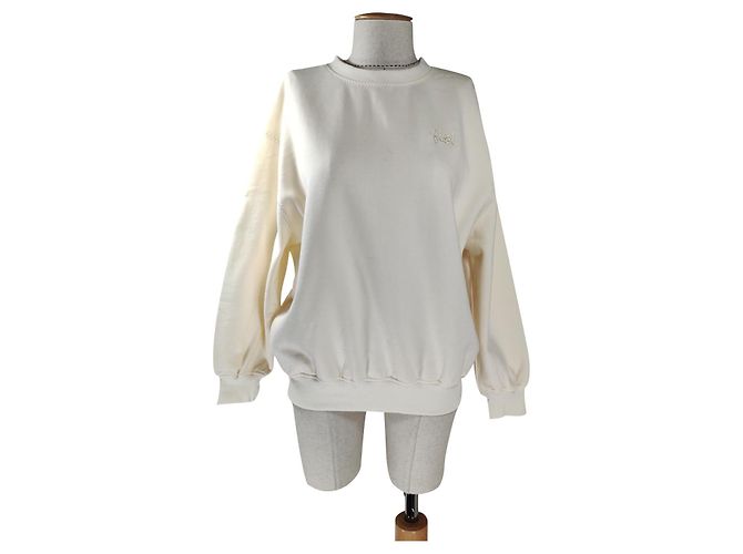 Autre Marque Sudadera For Love & Lemons Crudo Blanco