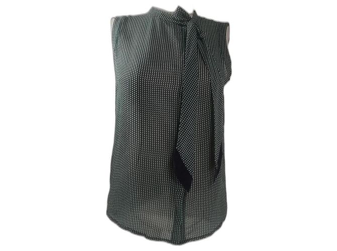 Tara Jarmon Camisa de tanque em viscose Multicor
