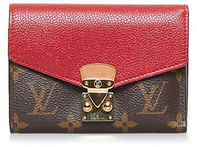 Cartera compacta Louis Vuitton Brown Monogram Pallas