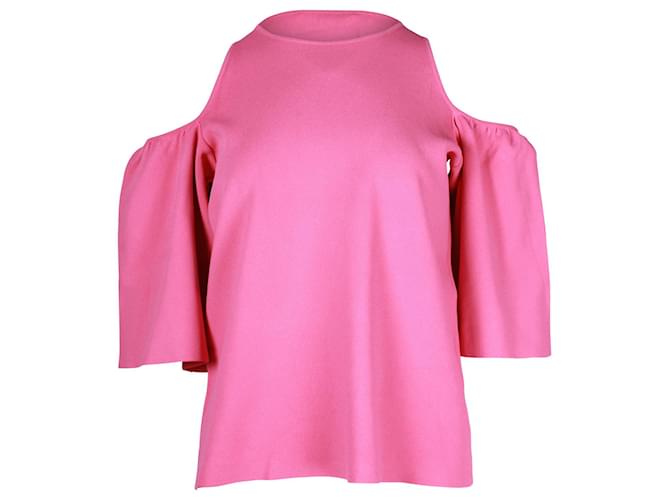 Stella Mc Cartney Blusa ombro a ombro Stella McCartney em viscose rosa Fibra de celulose  ref.908882