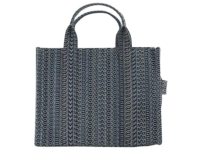 Le sac cabas moyen - Marc Jacobs - Coton - Bleu  ref.908952