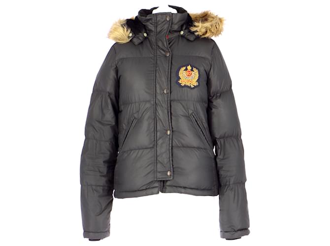 Autre Marque Puffy jacket / Parka Black Polyester  ref.908976