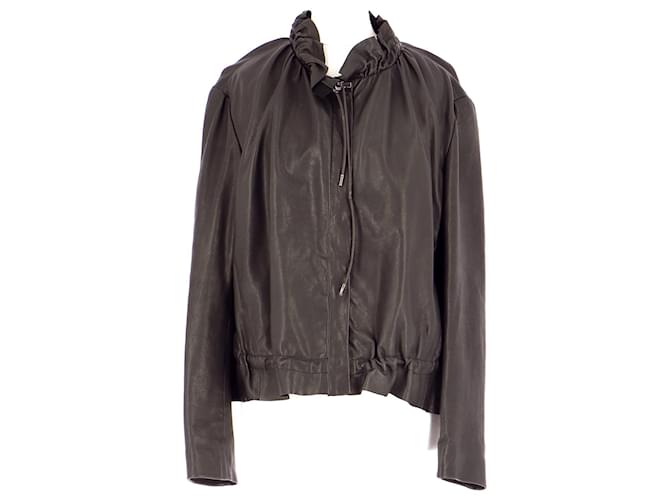 Maje Jacket Black Leather  ref.908977