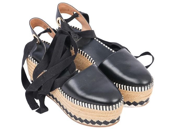 TORY BURCH  Sandals EU 38 Leather Black