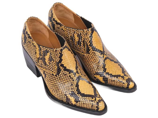 Chloé CHLOE Bottes EU 36.5 Cuir Jaune