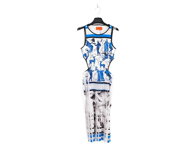 CLOVER CANYON Robes T.International XS Polyester Bleu  ref.909106