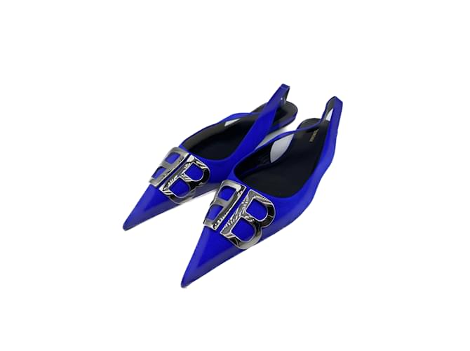 BALENCIAGA  Sandals T.EU 37 cloth Blue  ref.909170