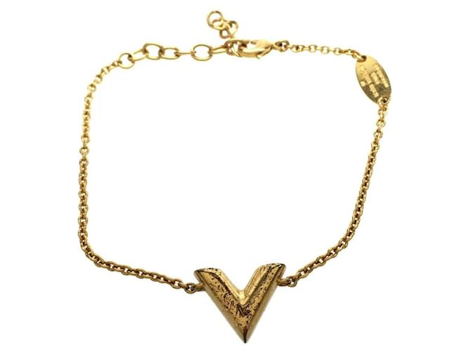 Louis Vuitton Louis Vuitton Essential V Gold-tone Chain Bracelet
