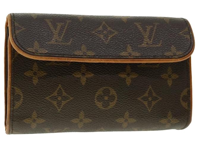 LOUIS VUITTON Monogram Pochette Florentine Waist bag M51855 LV Auth ar9316b Cloth  ref.909215