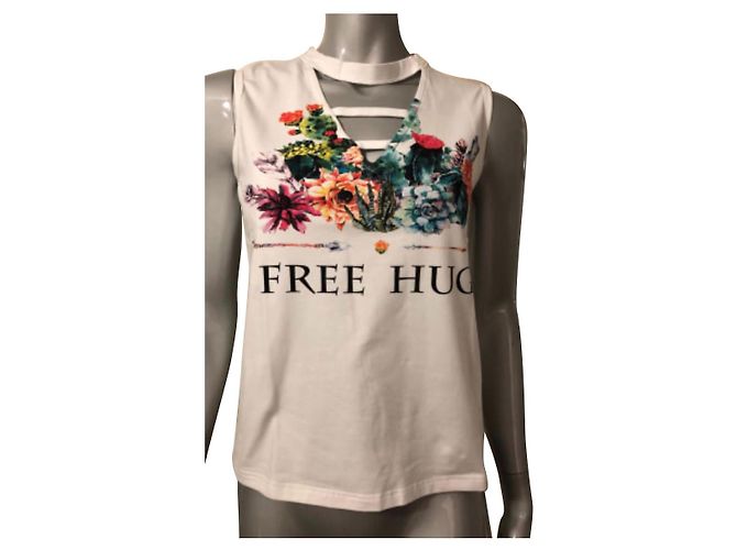 Autre Marque Camiseta sem mangas IROO branca de algodão Branco