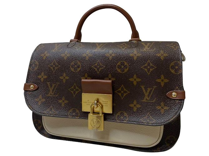 Louis Vuitton vaugirard Brown Cream Caramel