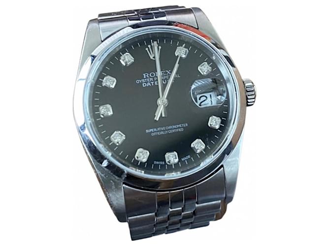 Rolex Feine Uhren Grau Stahl  ref.909386