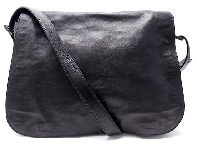 Prada - Men's Shoulder Bag with Pouch Messenger - Black - Leather