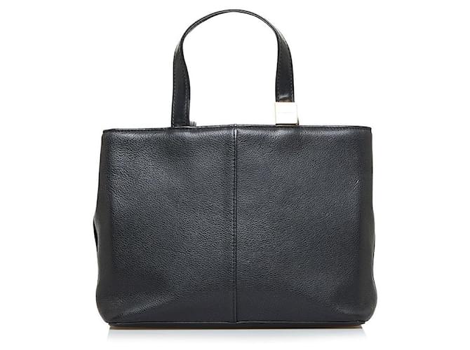 Bolso de cuero Burberry Bolso de cuero en buen estado Negro  ref.909615