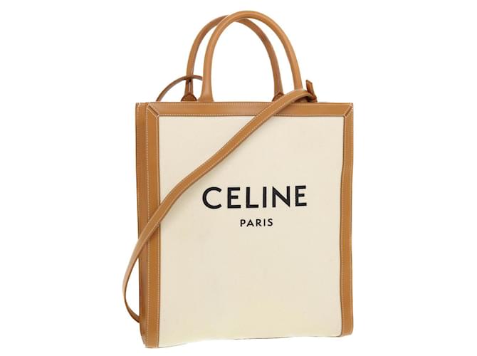 Celine Ladies Vertical Celine Cabas Tote In Printed Canvas for Women