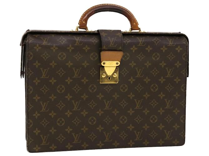 Louis Vuitton Monogram Canvas Serviette Fermoir Briefcase Louis Vuitton