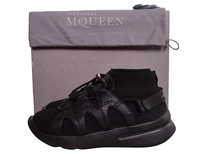 Alexander Mcqueen Sneakers Black Cloth  ref.909730