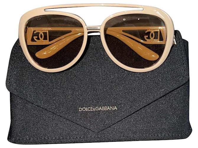 Dolce & Gabbana Magnifique Lunettes de Soleil, NEUVES Marron  ref.909747
