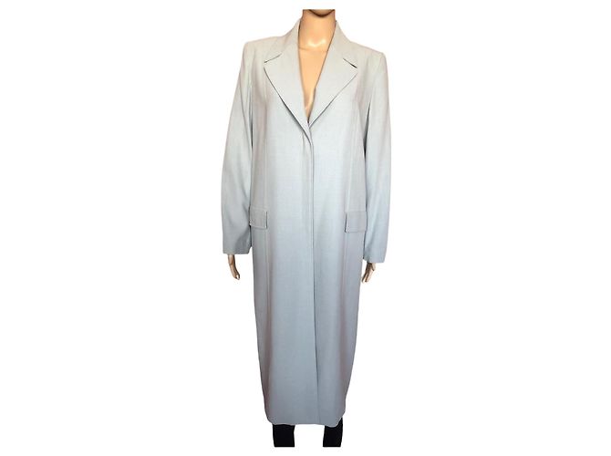 Thierry Mugler MUGLER  Coats T.fr 42 silk Blue