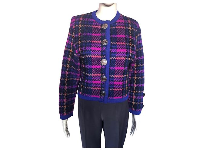 YVES SAINT LAURENT Strickwaren T.fr 36 Viscose Mehrfarben