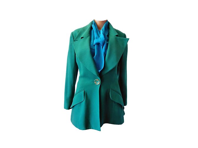 KARL LAGERFELD  Jackets T.fr 36 WOOL Green