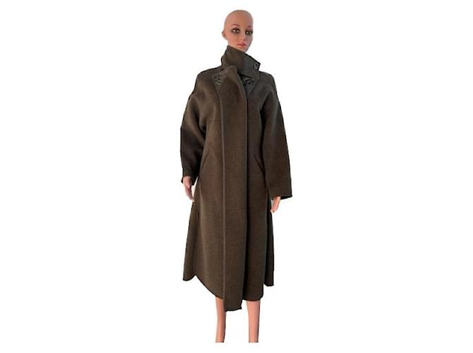 ISABEL MARANT Long Coat Outerwear Cashmere Brown Wool  ref.909941
