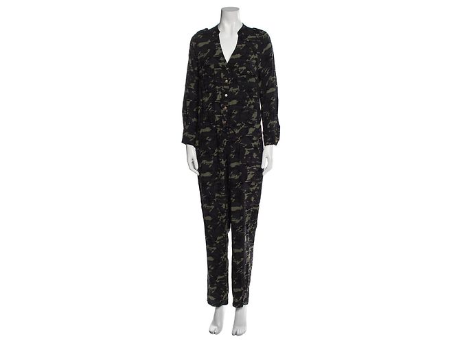 Melissa Odabash mono Laurianne con estampado de camuflaje Verde Caqui Verde oliva