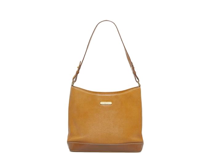 Burberry Leather Shoulder Bag Brown  ref.910004