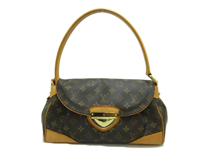 Louis Vuitton Monogram Beverly MM M40121 Brown Cloth  ref.910014