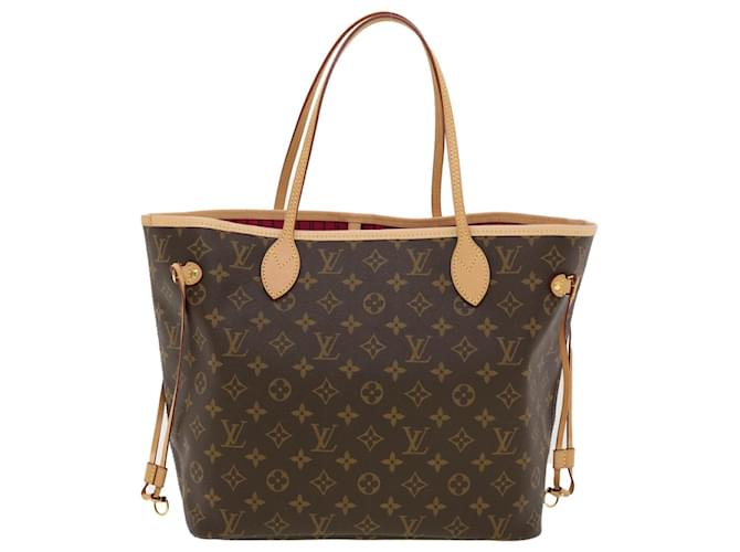 Louis Vuitton Neverfull Brown Cloth  ref.910276
