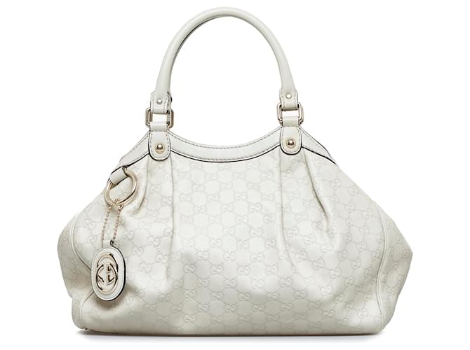 Gucci Guccisima Rolled Handles Zip Top Bag