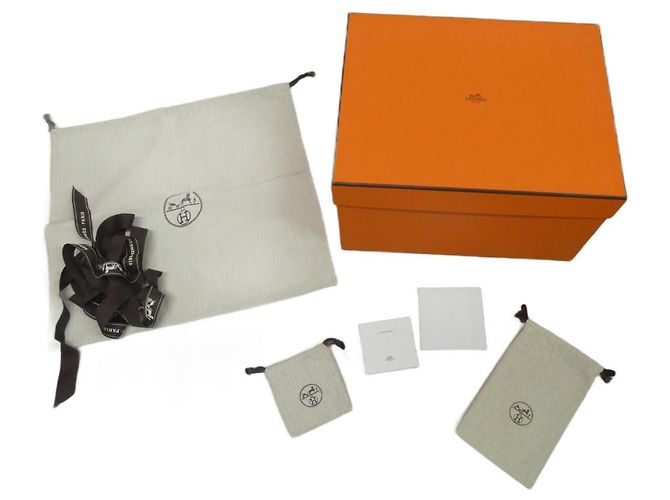 scatola completa hermès per borsa birkin hermès 30cms Arancione