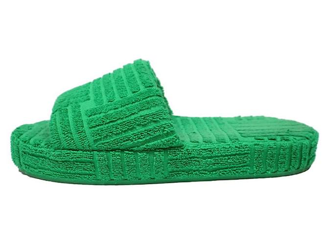 Bottega Veneta Men Sandals Green Cloth ref.910909 Joli Closet