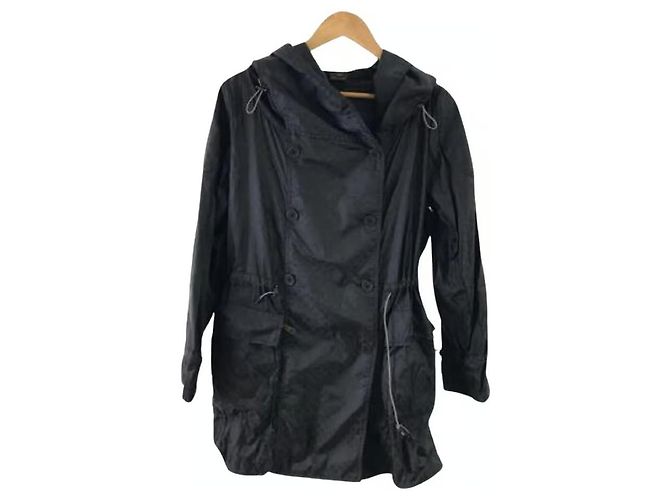 Louis Vuitton Jacke Schwarz Polyamid Größe 34