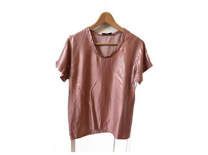 T-shirts GUY LAROCHE.fr 36 SYNTHÉTIQUE Rose  ref.911005