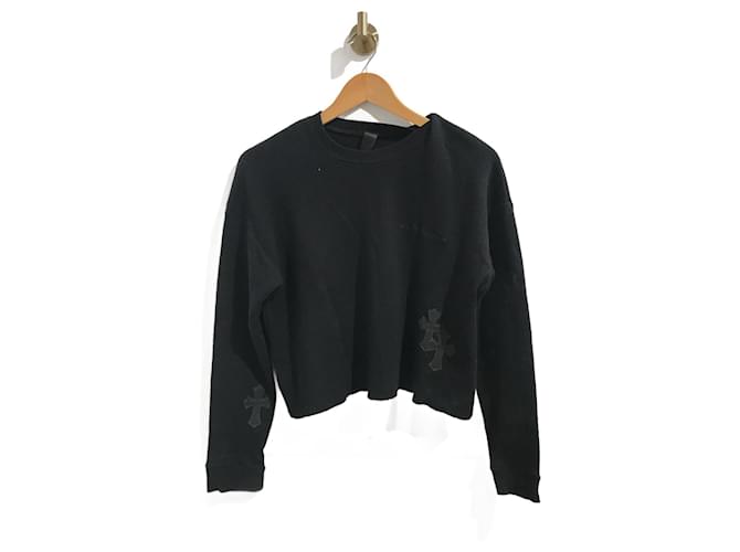 CHROME HEARTS Knitwear T.International M Cotton Black ref.911109